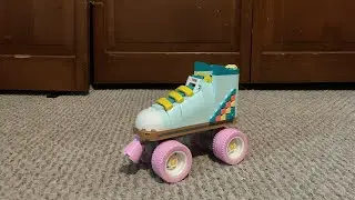 LEGO roller skate skating in stop-motion 