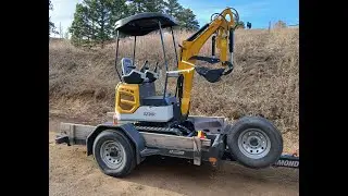 CFG XZ20R Chinese Mini Excavator control swap ISO to ASE.