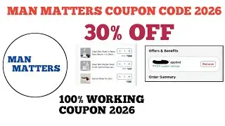 man matters coupon code 2026 || 30% off extra new coupon for today || manmatters coupon code