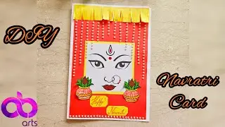 Navratri Card Making #shorts #youtubeshorts #diy #navratri #durgapuja #cards #craft #abarts