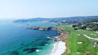 Drone tour of Pebble Beach/Carmel by-the-sea, California