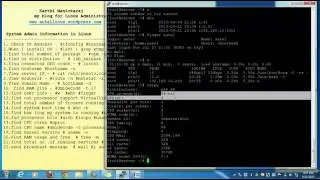 System Information commands in Linux