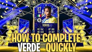 HOW TO COMPLETE PLAYER MOMENTS VERDE OBJECTIVE QUICKLY! - FIFA 22 ULTIMATE TEAM!
