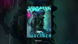 Just Create a Motion Art for Arcane 🌀#arcane #jinx #leagueoflegends #netflix