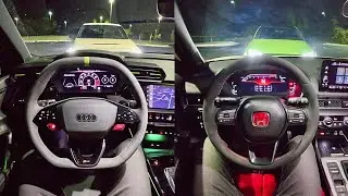 2025 Audi RS3 vs. Modified FL5 Honda Civic Type R - RS3 Final Thoughts (Night Drive)