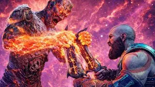 God of War 5 Ragnarok - Kratos Creates Ragnarok Scene PS5 Destruction of Asgard)