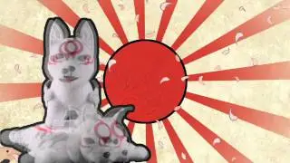 Okamiden Chibiterasu Plush and Pillow