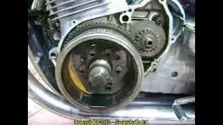 Replace a starter clutch on a Suzuki GS 1000 Motorcycle