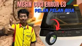 MESIN CUCI PANASONIC ERROR E3...JURUS HEMAT❗❗