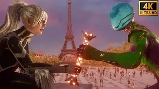 Mysterious Suit & Black Cat Fighting Hunters - Marvel&rsquo;s Spider-Man 2 PS5 [4K 60FPS]