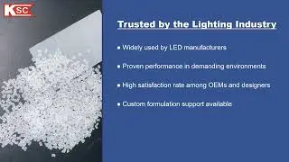High Performance Light Diffusion with PC Based Diffuser Granules from Kapoor Sales Corporation