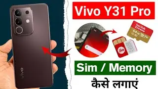 How to Insert SIM in Vivo Y31 Pro | SIM Tray Setup & Dual SIM Card Slot Guide