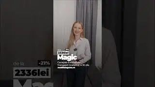 Canapea Extensibila Magic Gri Inchis #mobilalaguna #canapea #canapeaextensibila