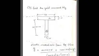 shape factor for 'T' section