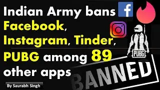 Indian Army Bans Facebook, PUBG among 89 Other Apps | Apps Banned by India | Oliveboard