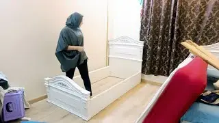 جيبت عليها واطيها عشان استقبل الضيف الجديد🥰روتين كله نشاط💪