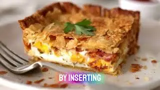 Bacon and Egg Pie Recipe&rdquo;| Perfect for The Cozy Kitchen 💛🍳