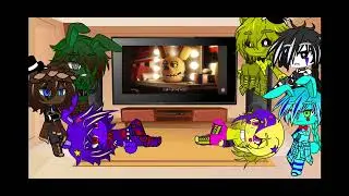 Zajcu37 fnaf react to Reflection song