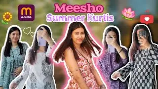 Meesho Cotton Kurti Haul under ₹300| Full Sleeve/Sleeveless summer Finds *Must Have* Manashi Singha