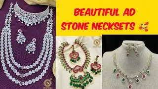 beautiful Ad stone necksets 🥰|| new model|| sandy