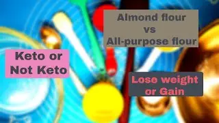 Almond flour versus all-purpose flour