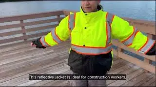 SMASYS Safety Bomber Reflective Jacket