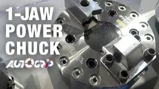 1-Jaw (Long Jaw Stroke) AUTOGRIP Power Chuck IN ACTION