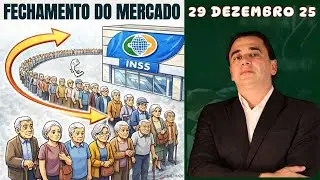 A fila do INSS dobrou! Fechamento do Mercado. 29 de Dezembro de 2025.