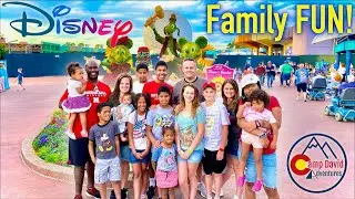СЕМЕЙНОЕ ВОССОЕДИНЕНИЕ В DISNEY WORLD! СЕМЕЙНОЕ ВЕСЕЛЬЕ в EPCOT с нашим многочисленным племенем! ...