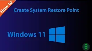 How to Create  System Restore Point in Windows 10, 11 | How to Restore Windows 10 ,11