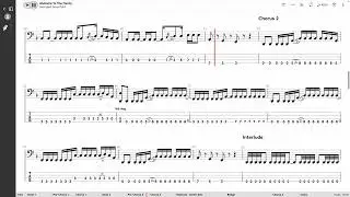 Avenged Sevenfold - Welcome To The Family (BASS TAB PLAY ALONG)