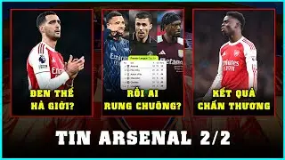 TIN ARSENAL 2/2: MERINO NGHỈ DÀI HẠN, SAKA CHẤN THƯƠNG BÍ ẨN