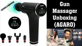 Best Gun Massager Under Rs.1400 | Agaro Galaxy Gun Massager Unboxing #gunmassager