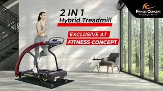 Fitness Concept  2 in 1 Hybrid Treadmill