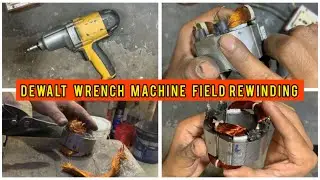 Гаечный ключ Dewalt | Решение проблем Fieldcoil ✅ #Dewalt #гайковерт #машина #ремонт #руководство...