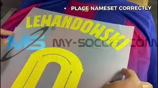 Heatpress Instructions for Stahls FC Barcelona Prints