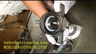 ETK pillow block bearing fill grease test -helen