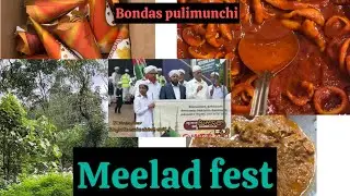 Meelad Celebration Vlog 🌙 | Bondas Pulimunchi Recipe 😋 | A Day in My Life 💫#youtube#kannada#cooking 