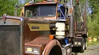 Старый лесовоз Kenworth