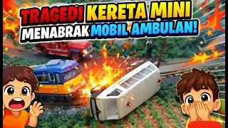Tragedi LOKOMOTIF MINI 🚂💥🚑 #hobi #miniaturkeretaapi #diorama #keretaapi #keretamainan #miniatur