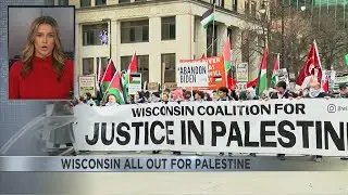 'Wisconsin All Out For Palestine' protest marches at the Capital