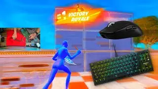 Roccat Vulcan TKL Pro 🤩 1.4mm Optical Titan Switches Smooth Fortnite Gameplay 240FPS