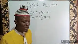 AMAZING TRICK OF SOLVING SOME SIMULTANEOUS EQUATIONS IN ONE SECOND