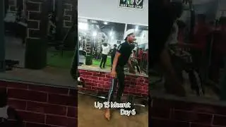 69 days challenge to 6 days #music max gym workout series #workoutchallenge