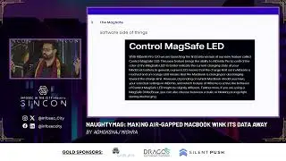 NaughtyMag: Making Air-gapped MacBook Wink Its Data Away - by Adhokshaj Mishra