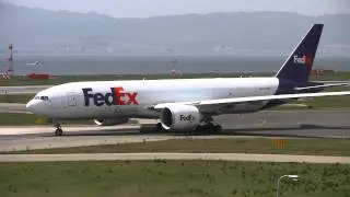 FedEx McDonnell Douglas MD-11F & Boeing 777-200F at Kansai