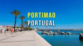 Portimao Portugal 🇵🇹 April Walk  | Best of Algarve 4K
