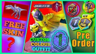 ROYALE PASS A1 PRE ORDER PERKS | FREE DINOSAUR SKIN ROYALE PASS PRICE #dsarif #arifajmal #pubg