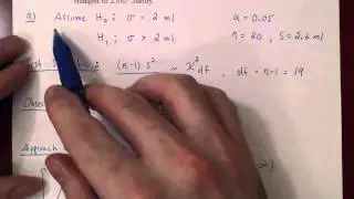 Hypothesis Testing - Standard Deviation