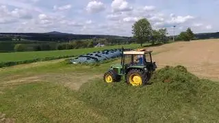 Grasernte 2019 1.Schnitt Gras m&auml;hen John deere - Deutz Fahr - Krone - Claas - Samasz - Agriculture